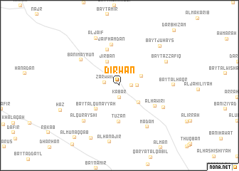 map of Ḑirwān