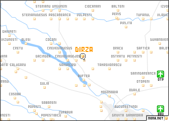 map of Dîrza