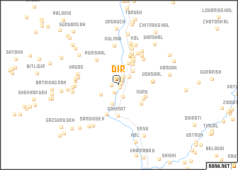 map of Dīr