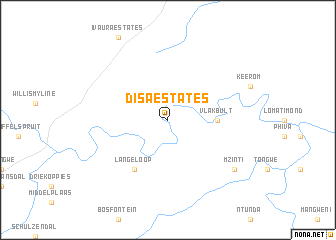map of Disa Estates