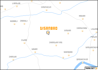 map of Disanbao