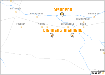 map of Disaneng