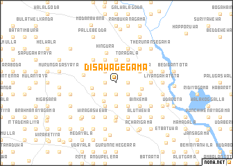 map of Disawagegama