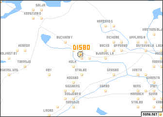 map of Disbo