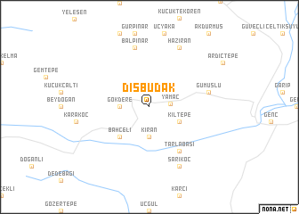 map of Dişbudak