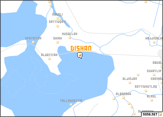 map of Dīshān