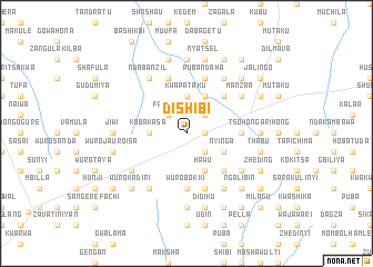 map of Dishibi