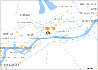 map of Dishnā