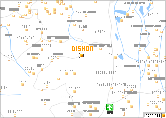map of Dishon