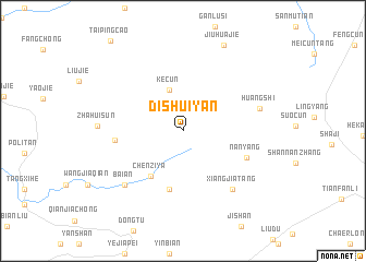 map of Dishuiyan