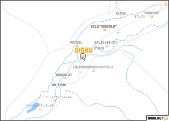 map of Dīshū