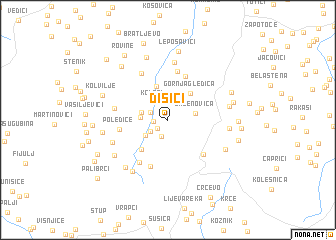 map of Disići