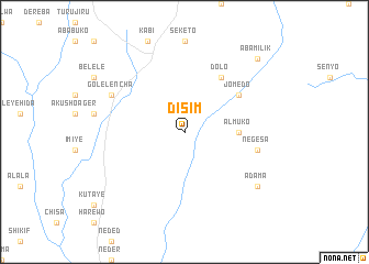 map of Disim