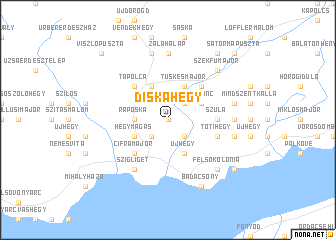 map of Diskahegy