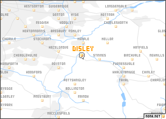 map of Disley