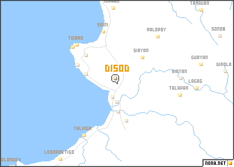 map of Disod