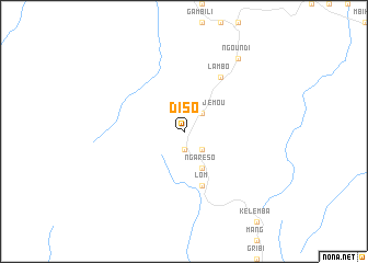 map of Diso