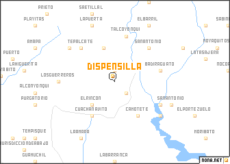 map of Dispensilla