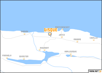 map of Disque
