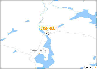 map of Disraeli