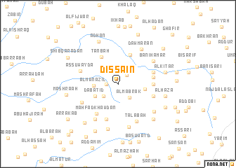 map of Dissain