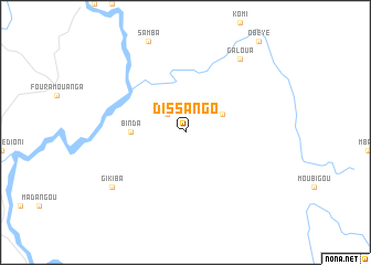 map of Dissango