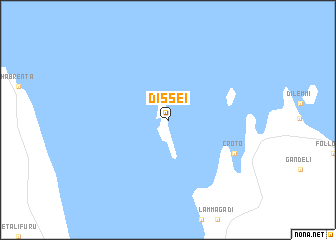 map of Dissei