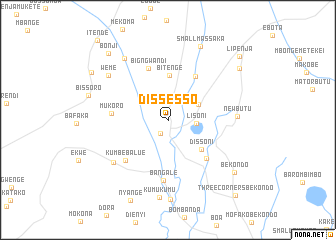 map of Dissesso