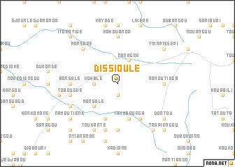 map of Dissioulé