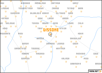 map of Dissomé