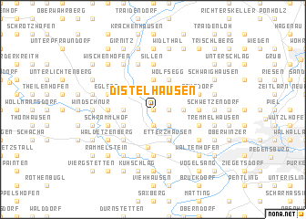 map of Distelhausen