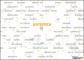 map of Disternich