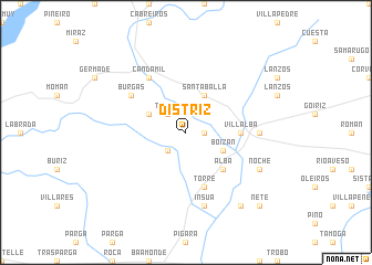 map of Distriz