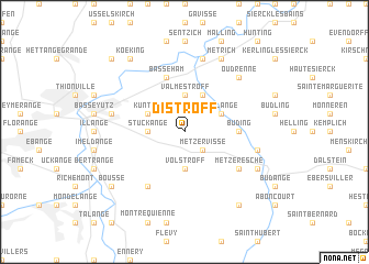 map of Distroff
