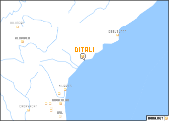 map of Ditali