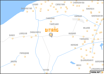 map of Ditang