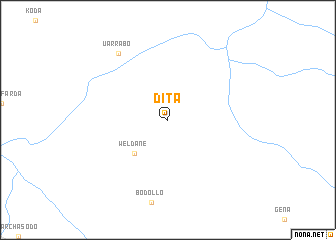 map of Dīta