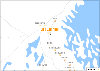 map of Ditchimba