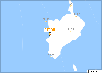 map of Dit-dak