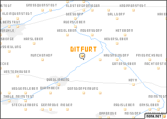 map of Ditfurt