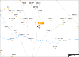 map of Ditido