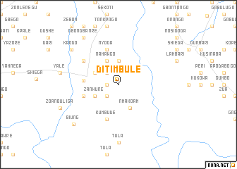 map of Ditimbule