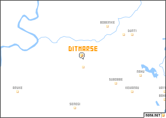 map of Ditmarse