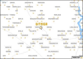 map of Ditmiga