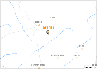 map of Ditoli