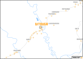 map of Ditouga
