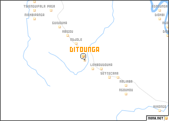 map of Ditounga