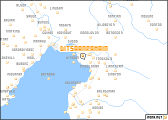 map of Ditsaan-Ramain