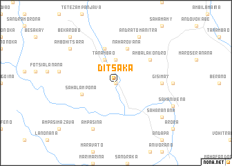 map of Ditsaka