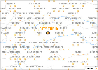 map of Ditscheid